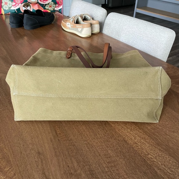 SOLD on Depop - Olive Green Tote Bag 🫒 - Picture 2 of 7